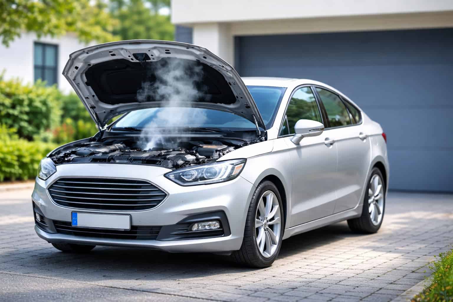 Autoankauf Erftstadt – Fahrzeug mit Motorschaden